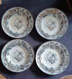 Wedgwood Pearl Horticultural 4 borden ca 1850, zeldzaam., Ophalen of Verzenden