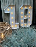 XXL lichtcijfers 18 te huur voor €50, Ophalen, Zo goed als nieuw
