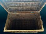 Stevige rotan/pitriet dekenkist/speelgoedkist - 80x65x45 cm, Huis en Inrichting, Ophalen, Overige materialen, Gebruikt, 50 tot 75 cm