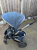 Joolz Geo2 Quadro Mono Blu Complete wagen!, Kinderen en Baby's, Kinderwagens en Combinaties, Overige merken, Gebruikt, Verstelbare duwstang