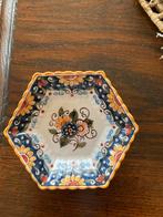 Makkum bordje 12 cm 6 hoekig, Antiek en Kunst, Antiek | Wandborden en Tegels, Ophalen of Verzenden