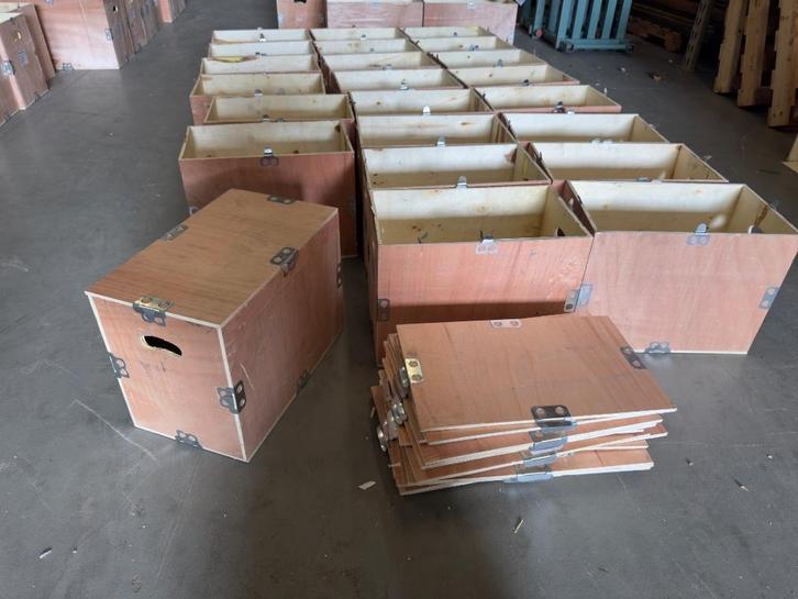 Houten export kisten in diverse maten, Doe-het-zelf en Verbouw, Kratten en Dozen, Zo goed als nieuw, Bak of Kist, 50 tot 75 cm