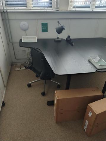 Hoekbureau (links) ikea bekant zwart