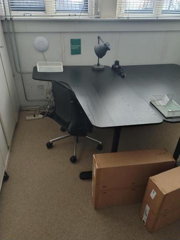 Hoekbureau (links) ikea bekant zwart - afbeelding 1