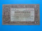 Zeldzaam BANKBILJET van 1 Gulden 1920; vroege ZILVERBON!, Ophalen of Verzenden, 1 gulden, Los biljet