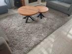 Tapijt 205 x 310 kleur beige/grijs, Ophalen, Gebruikt, Grijs, 200 cm of meer