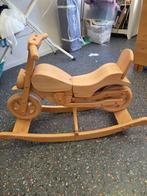 Houten Hobbelmotor - Vintage Speelgoed, Ophalen, Gebruikt