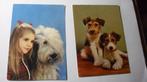Oude -Dieren-Ansichtkaarten, Verzenden, Gelopen, Hond of Kat