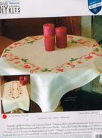 Cado vervaco borduurpakket loper, kerstmotiefjes, Ophalen of Verzenden, Nieuw, Handborduren, Borduurpakket