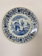 Wandbord klompendans Delftsblauw, Ophalen of Verzenden