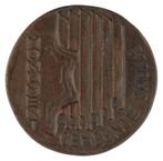 Marc de Groot - Plaquette, 1989 : Monument Gemeente Zwolle, Verzenden, Brons, Nederland