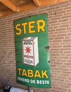 Groot Ster Tabak emaille reclamebord, Verzamelen, Merken en Reclamevoorwerpen, Ophalen, Reclamebord, Gebruikt, .