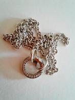 Ketting + zirkonia clip van Ti sento, Sieraden, Tassen en Uiterlijk, Ophalen of Verzenden, Zo goed als nieuw, Zilver, Zilver