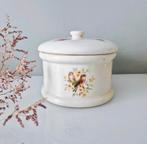 Keramische Pot met Deksel - Vogelmotief, Ophalen of Verzenden