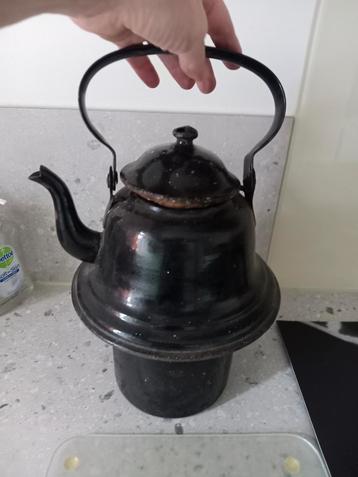 brocante zak ketel /Koffiekan beschikbaar voor biedingen
