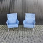 Montis Charly fauteuil licht blauw, Montis, 75 tot 100 cm, Gebruikt, Metaal