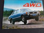 Subaru 4WD folder ca 1981- Nederlands, Ophalen of Verzenden, Zo goed als nieuw, Overige merken, Subaru