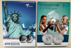 400 jaar Nederland -Australië & Manhattan €5 Zilver Proof, Ophalen of Verzenden, Overige landen, 5 euro, Zilver