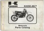 Kawasaki KX250 A6/7 parts list (718p), Motoren, Handleidingen en Instructieboekjes, Kawasaki
