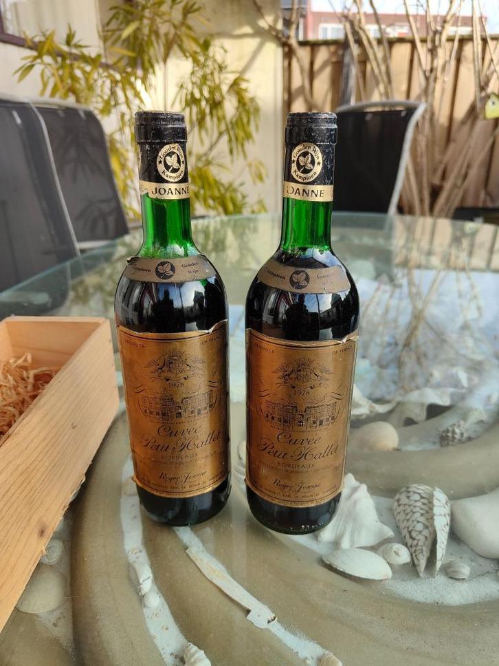 2 x Cuvee petit hallet 1978, Verzamelen, Wijnen, Nieuw, Rode wijn, Frankrijk, Vol, Ophalen of Verzenden