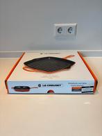 NIEUWE Le Creuset Skillet Grillpan vierkant oranjerood 26cm, Huis en Inrichting, Keuken | Potten en Pannen, Davidtheetje@hotmail.com