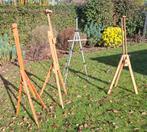 Vier veldezels in zo goed als nieuwe staat, Hobby en Vrije tijd, Schilderen, Ophalen, Zo goed als nieuw, Ezel