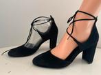 Paul Green 38,5 (5  1/2 ) zwarte leren sandalen 407), Pumps, Zwart, Ophalen of Verzenden, Zo goed als nieuw