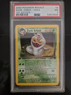 Pokemon Dark Arbok Team Rocket PSA 7 1st edition, Hobby en Vrije tijd, Verzamelkaartspellen | Pokémon, Ophalen of Verzenden, Zo goed als nieuw