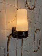 Retro Wandlamp Badkamer, Ophalen of Verzenden, Gebruikt, Glas, Retro