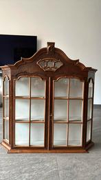 Mooie grote antieke hang/vitrine kast, 50 tot 100 cm, Minder dan 100 cm, Gebruikt, Ophalen of Verzenden