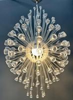 Vintage lamp kroonluchter hanglamp, Ophalen, Gebruikt, Metaal, Vintage