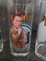 Kuifje tintin glas glazen 6 stuks, Ophalen of Verzenden, Nieuw, Bierglas