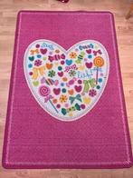 Roze Vloerkleed met Snoepjes Hart, Zo goed als nieuw, Rechthoekig, Overige kleuren, 100 tot 150 cm
