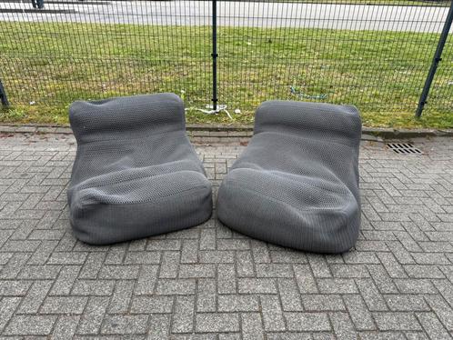 Borek zitzakken antraciet 2 stuks, Tuin en Terras, Tuinmeubel-accessoires, Zo goed als nieuw, Ophalen of Verzenden