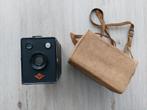 oude foto camera agfa in leren tasje, Ophalen of Verzenden, Gebruikt, Compact, Overige Merken
