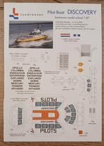 Kartonnen schaalmodel loodsboot Discovery 1:87, Hobby en Vrije tijd, Modelbouw | Boten en Schepen, Ophalen of Verzenden, Zo goed als nieuw