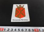 stickers Gemeente GENNEP Wapen, Verzamelen, Ophalen, Zo goed als nieuw