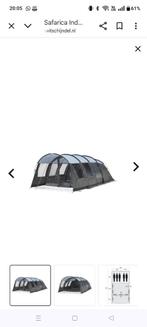 Safarica tent, Caravans en Kamperen, Tenten, Ophalen, Zo goed als nieuw, Tot en met 5