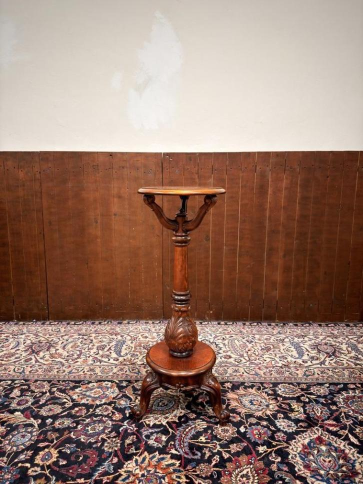 Klassiek Engelse Pied De Stalle Plantenstandaard, Antiek en Kunst, Antiek | Kantoor en Zakelijk, Ophalen