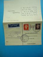 2 briefkaarten  uit 1949, Ophalen of Verzenden, Gebruikt, Kaart, Foto of Prent