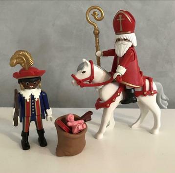Playmobil 4893, Sinterklaas en Piet. beschikbaar voor biedingen
