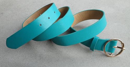 damesriem 256-3 blauw / 115 cm - nieuw, Kleding | Dames, Riemen en Ceinturen, Nieuw, Tailleriem, 100 cm of meer, 3 tot 5 cm, Overige kleuren