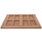 Teakhouten terras tafelblad vierkant 70 x70 cm, 50 tot 100 cm, Nieuw, Vierkant, Teakhout