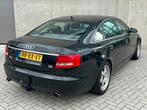 Zwarte Audi A6 3.2 FSI 4X4 Quattro Sedan Automaat 256PK!, Auto's, Automaat, Zwart, 1655 kg, Leder en Stof