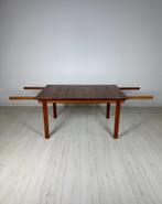 Vintage Nils Jonsson Hugo Troeds Teak Uitschuifbare Eettafel, Huis en Inrichting, Tafels | Eettafels, 50 tot 100 cm, Teakhout