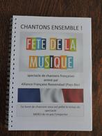 boek : chansons ensemble, Boeken, Ophalen of Verzenden, Nieuw, Artiest