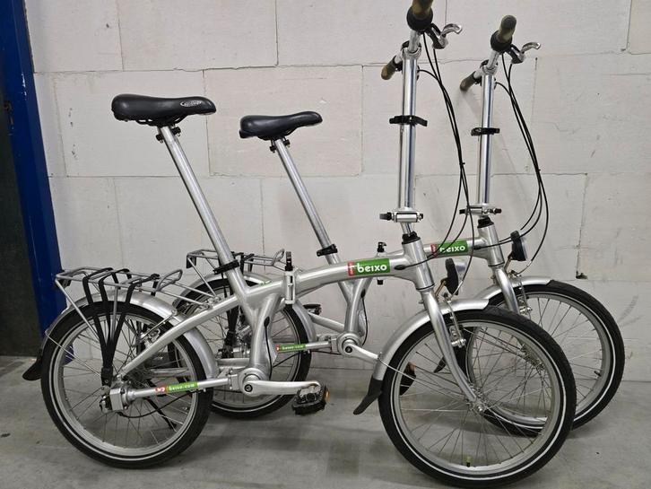 2x Aluminium beixo met naaf versnellingen, Fietsen en Brommers, Fietsen | Vouwfietsen, Gazelle, 20 inch of meer, Versnellingen
