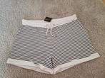 Dames korte broek blauw/wit gestreept mt XL nieuw, Kort, Wit, Maat 46/48 (XL) of groter, Nieuw