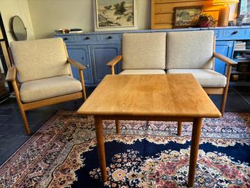 Hans Wegner eiken salontafel Getama Deens design beschikbaar voor biedingen