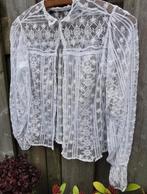 Oude helemaal kanten blouse bodice, prachtig kant Miekje, Antiek en Kunst, Ophalen of Verzenden